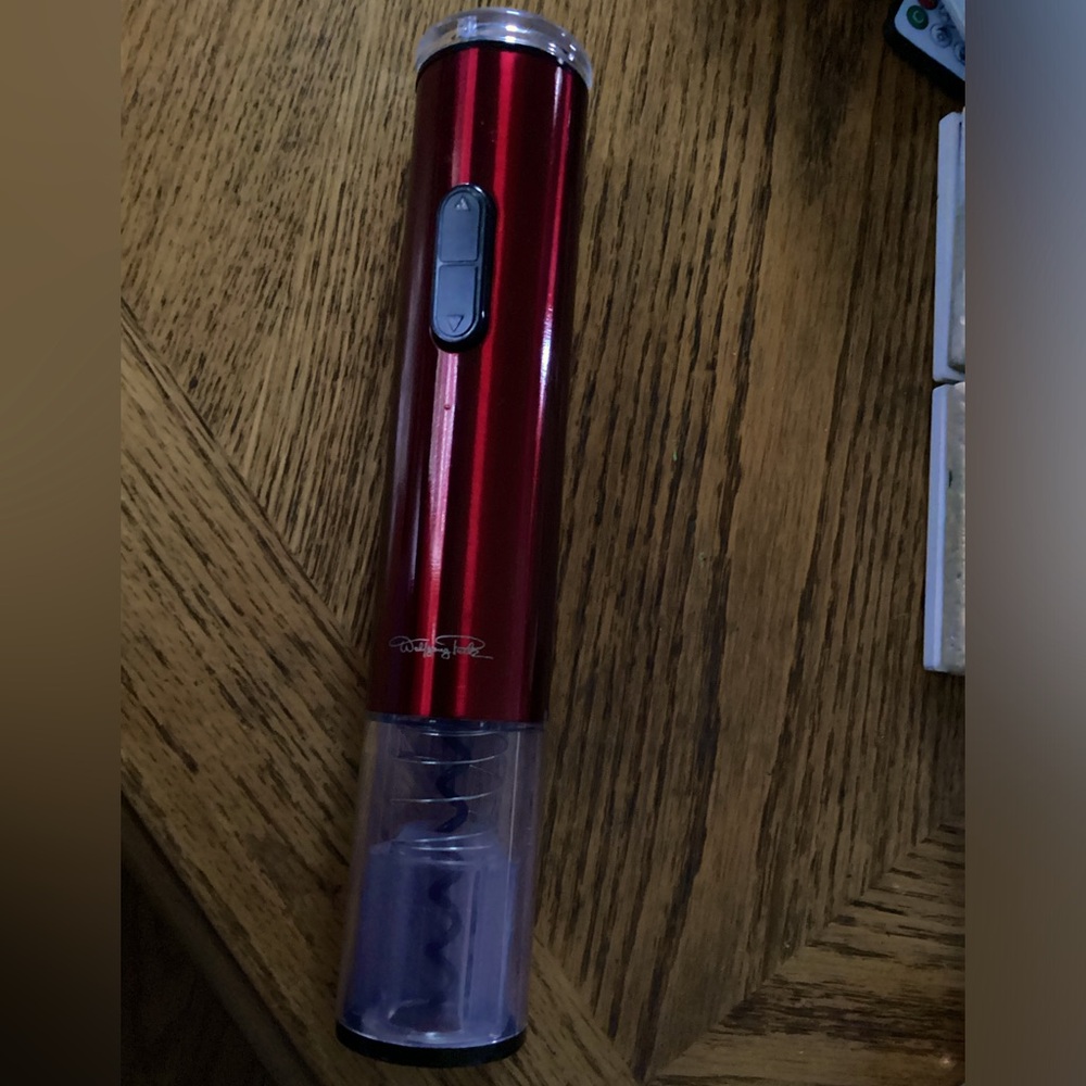 Wolfgang Puck Electric Wine Opener - Red